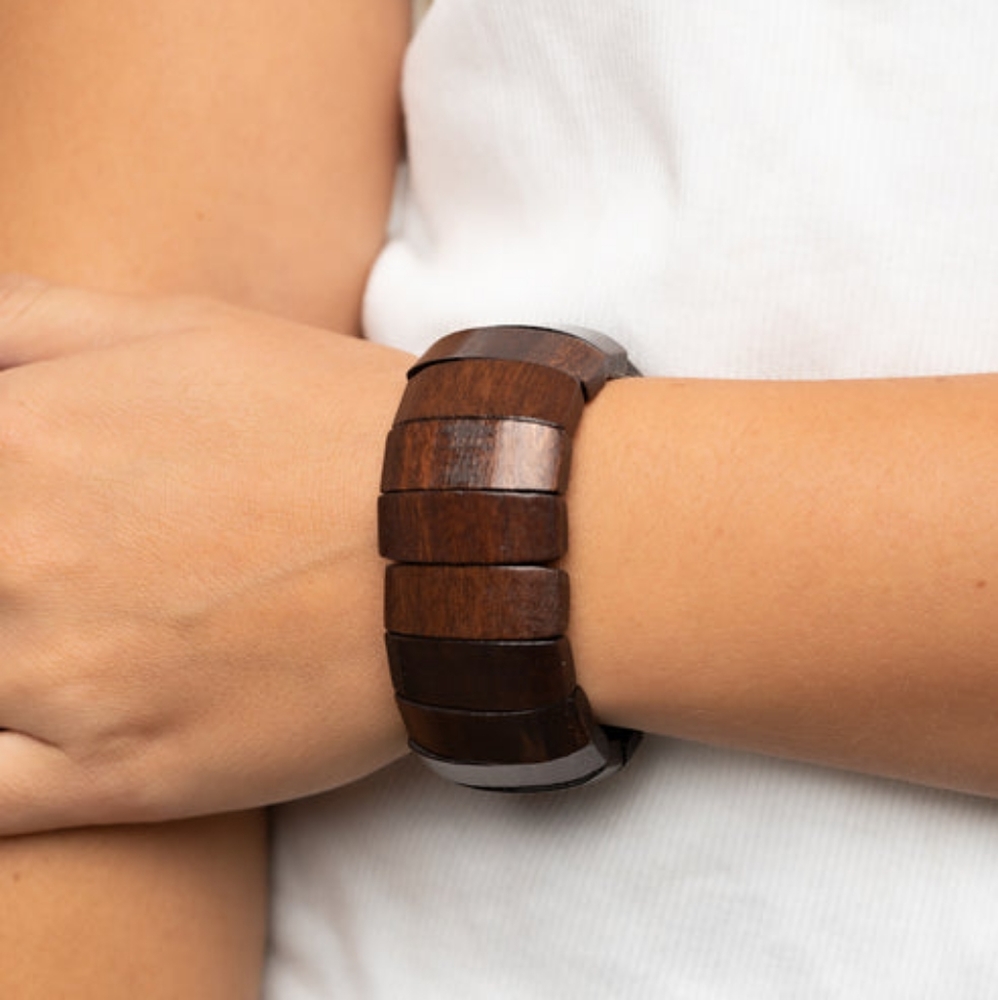 Trendy Wooden Stretchy Bracelet - Fashion Accessories
